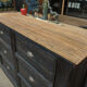 Old furniture with drawers 1950 in fir