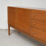 Sideboard 210cm in blond teak, 1970