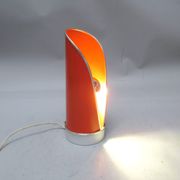 Foglio orange lamp by Lamperti from the 1960s