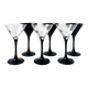 Ensemble de 6 verres à martini vintage Luminarc, France