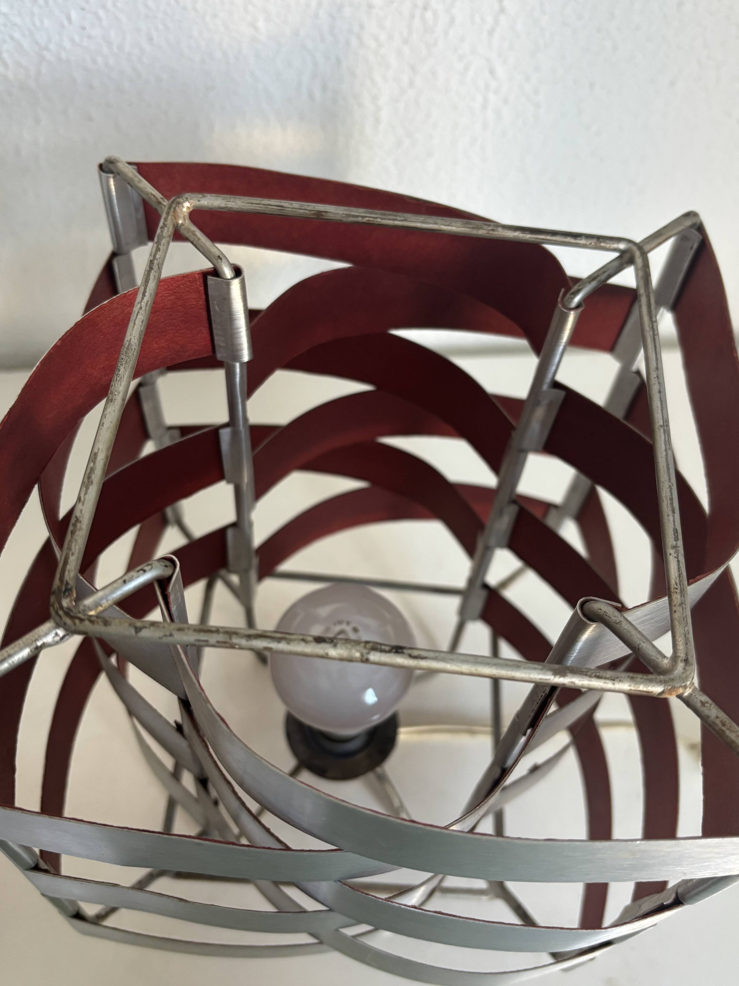 Vintage 1970s table lamp by Max Sauze model "Uranus" - 24 x 18 cm
