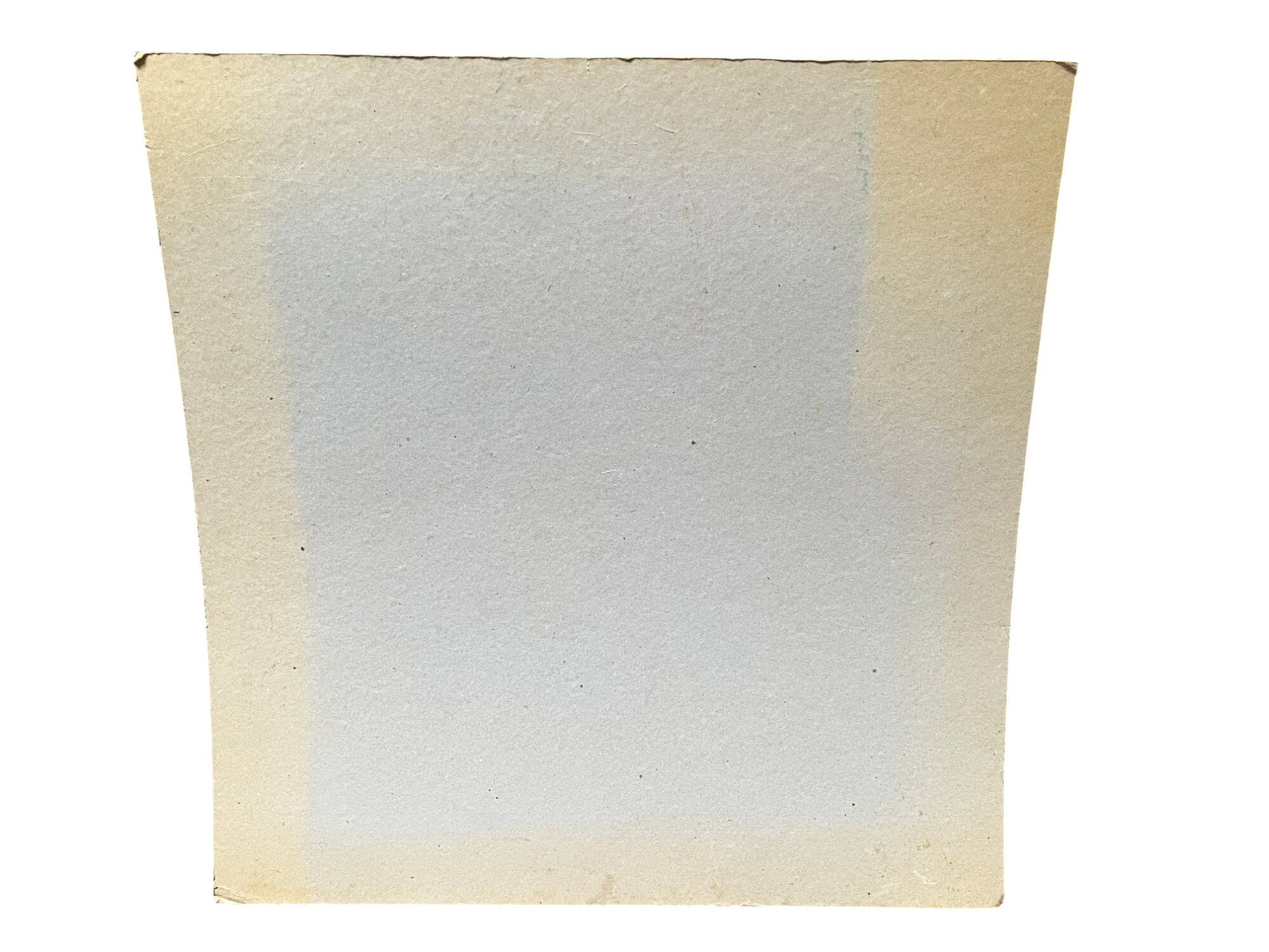 Dessin contrecollé sur du carton