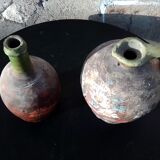 Paire de grès décoratif ancien