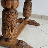 Antique solid wood coffee table, fully restored.