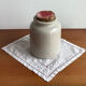 Glazed sandstone mustard pot Meaux