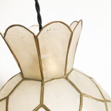 Vintage mother-of-pearl pendant lamp