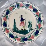 Quimper porcelain plate
