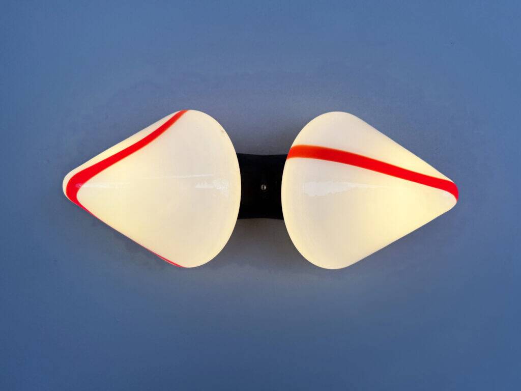 4 Miko 23 outdoor wall sconces by Renato Toso for Leucos, Italy, 1970s