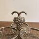 Former Beggar Servant Carrying Condiment Bunch Grape Silver Metal Glass