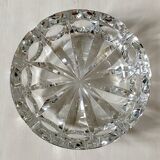 Large Saint Louis crystal ashtray or pocket emptier, ambassador model
