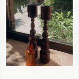 Scandinavian candle holder duo