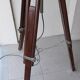 Pied de lampadaire bois