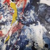 Pair of abstract paintings 60'