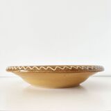 Large terracotta dish Alsace 1960