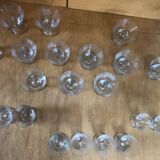 20 crystal glasses from Portieux