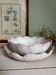 Fruit bowl or dessert bowl with pink lotus flower design.