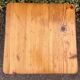 Square high stool in pine