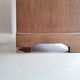 Antique sideboard in raw wood and 2 carved medallion doors