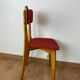 Chaise vintage rouge