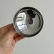 Lot de 6 coupelles sur pied en inox brillant