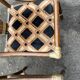 Lot de 3 Chaises fauteuils en rotin