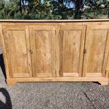 Old oak sideboard natural raw wood trade furniture