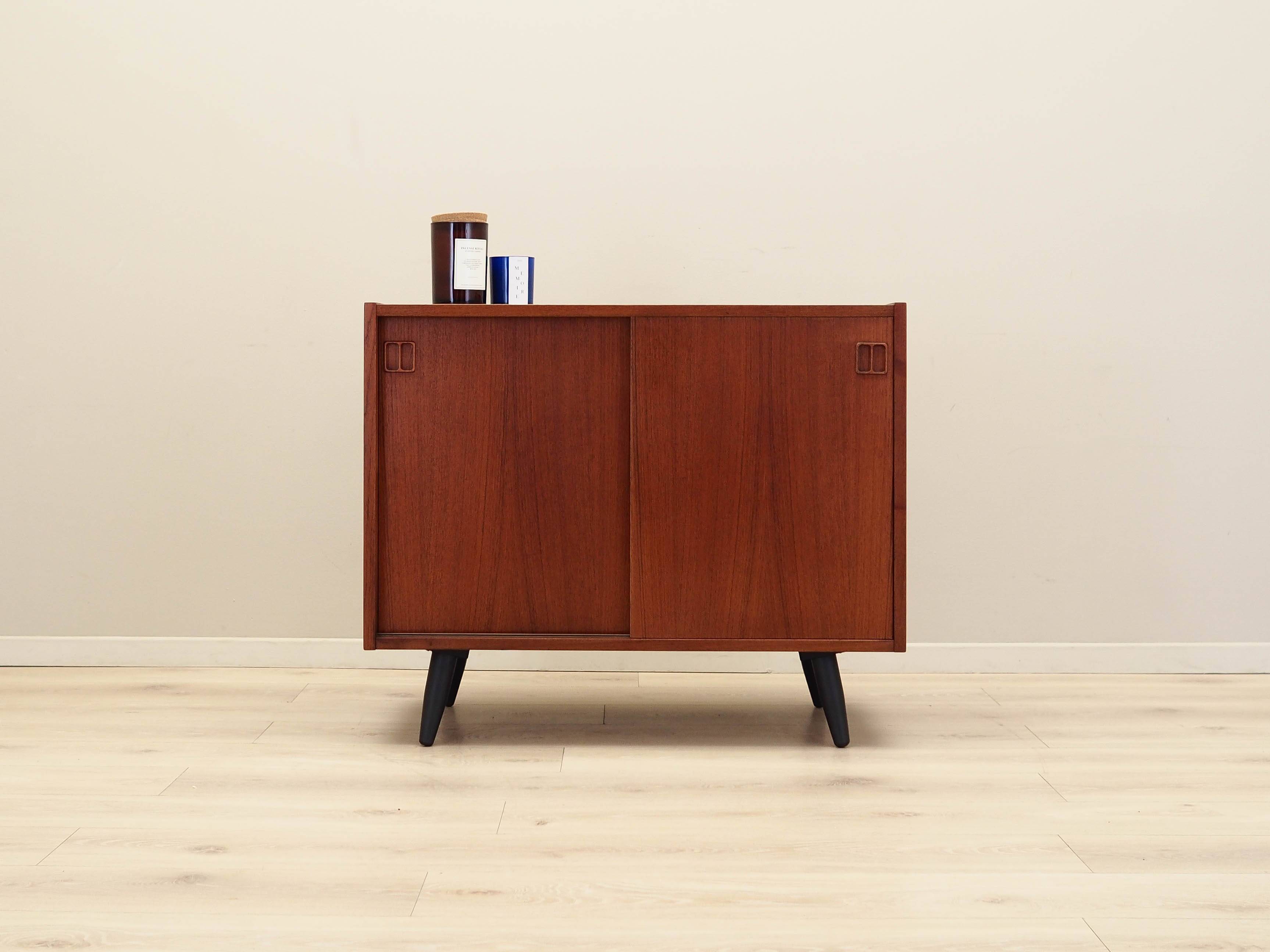 Teak cabinet, Danish design, 1970s, production: Denmark