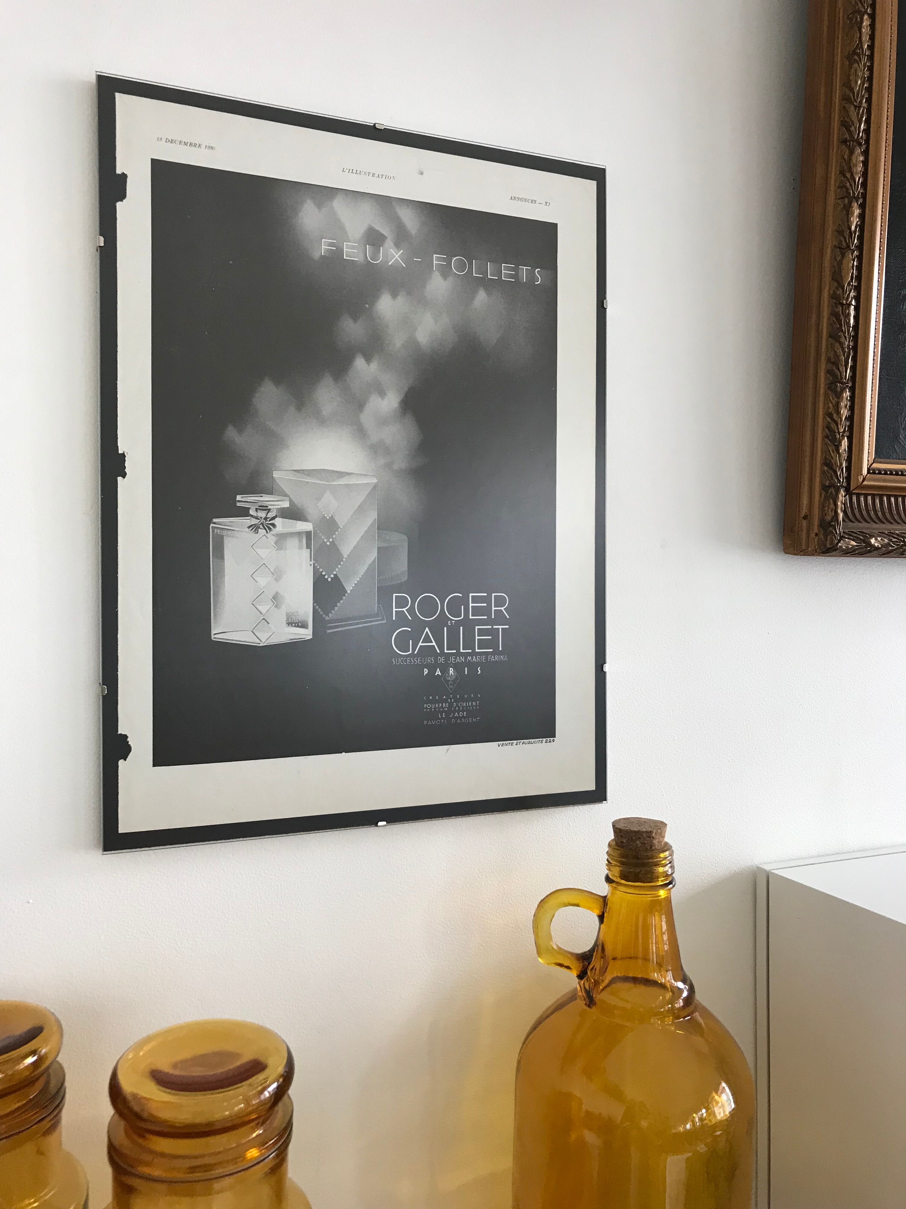 Advertising poster Roger and Gallet 1930