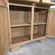 Small kitchen cabinet / small Mado sideboard in raw wood, 1950