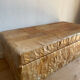 Banc pouf coffre en cuir patchwork  De Sède