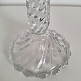 Vintage glass candle holder