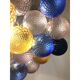 “Ballotton” multicolor Murano glass spheres chandelier