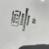 Flat Digoin model Olga gray and pink diameter 30cm