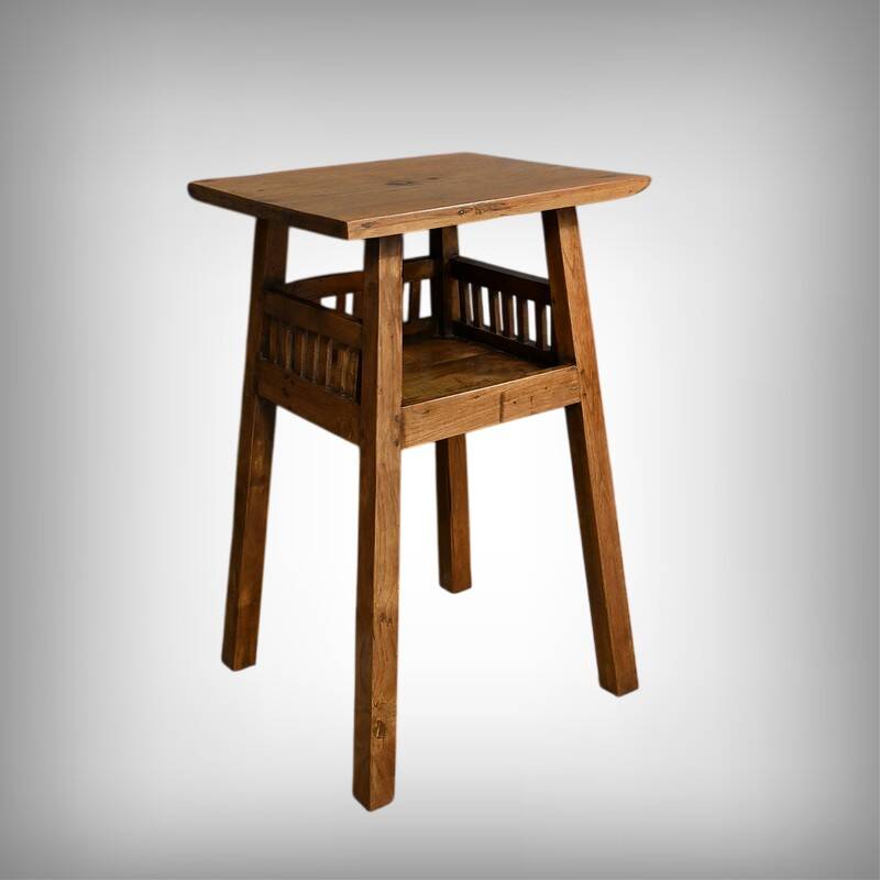 Walnut Sculptor's Stand – 19th Century