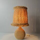 Vintage rope lamp dlg. by Audoux & Minet