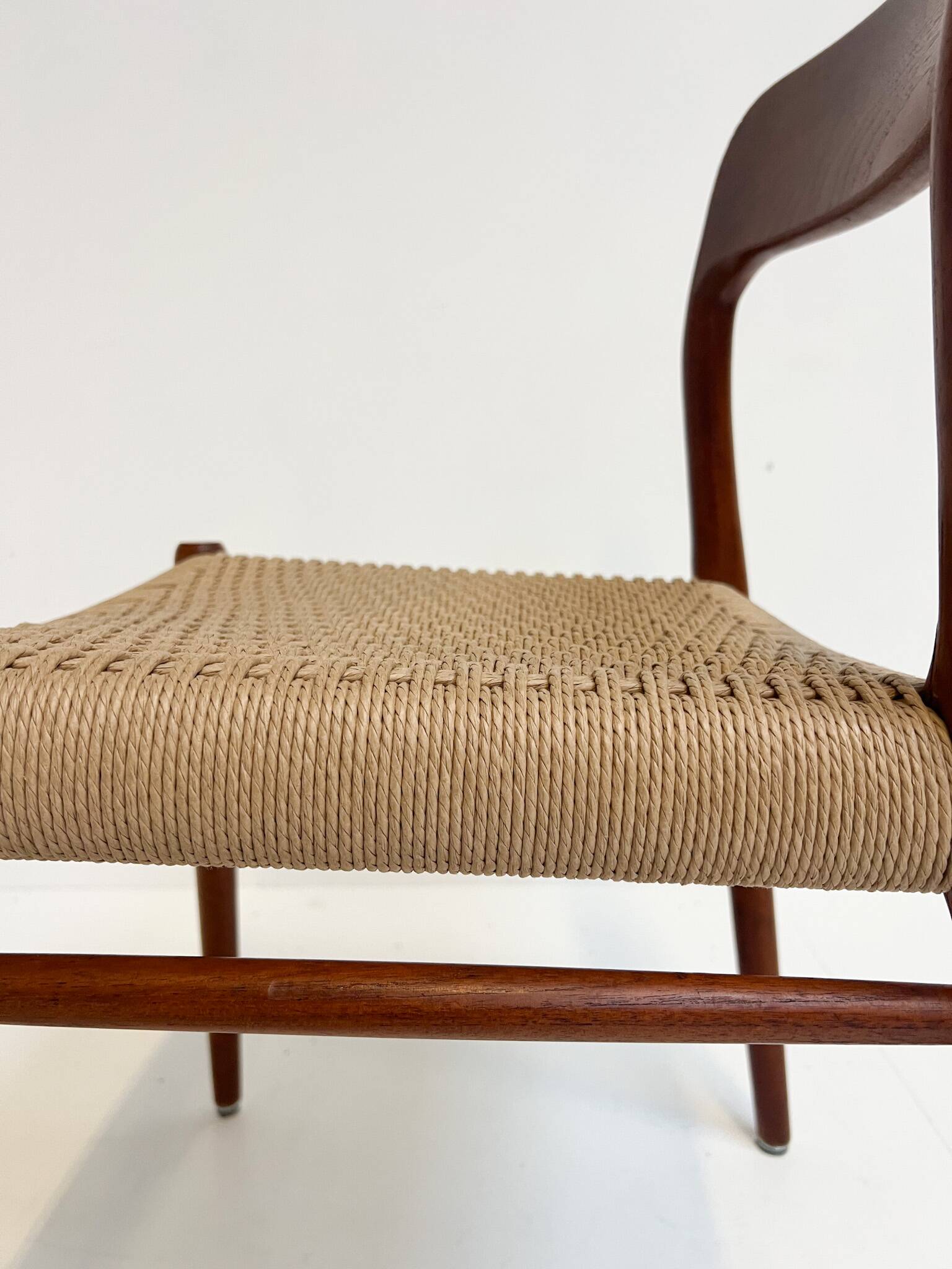 Restored Model 75 chair by Niels O. Möller, 1950s