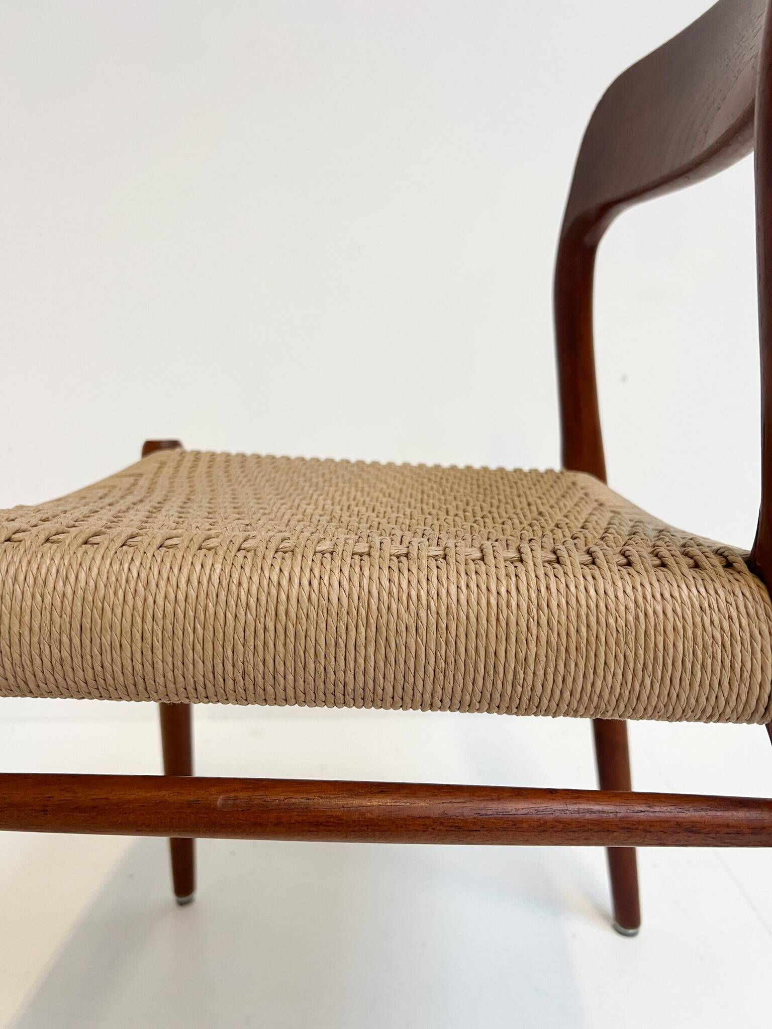 Restored Model 75 chair by Niels O. Möller, 1950s