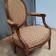 Fauteuil medaillon Louis XVI