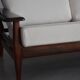 Reupholstered Mid Century Highback Sofa