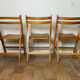 Trio de chaises pliantes 70´