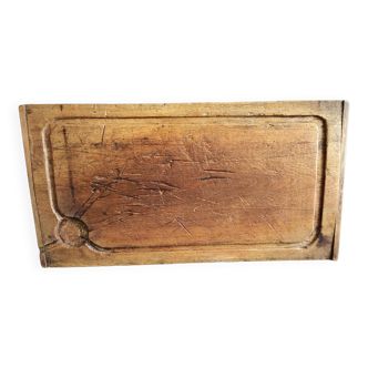 Planche à découper en bois vintage française