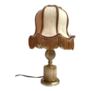 Lampe en albâtre et