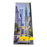 XXL Design mid century World trade center New York poster by Paul Simmons 1980s