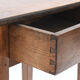 Natural wooden nightstand