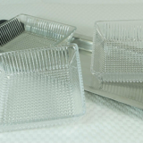 Plateau Günter Kupetz WMF Cromargan en verre et plastique