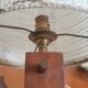 Lampe ours en bois