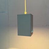 Minimalist cubic metal suspension, mid-century, 1960s.