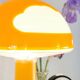 Mushroom lamp, orange cloud Skojig, henrik preutz design for Ikea, 1990