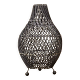 Rattan Table Lamps - Black