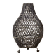 Rattan Table Lamps - Black